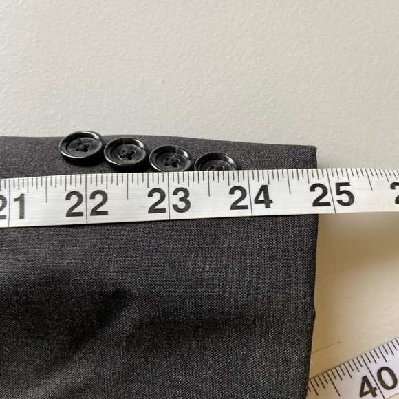 J. Crew Ludlow Loro Piana Men's Grey Blazer Super 120's Italy Four Seasons 38R - Picture 13 of 15